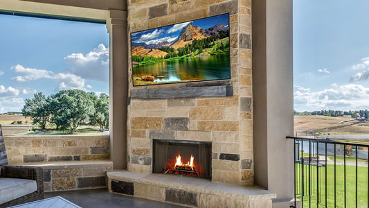 Lexington Hearth Hayloft Beam Mantel