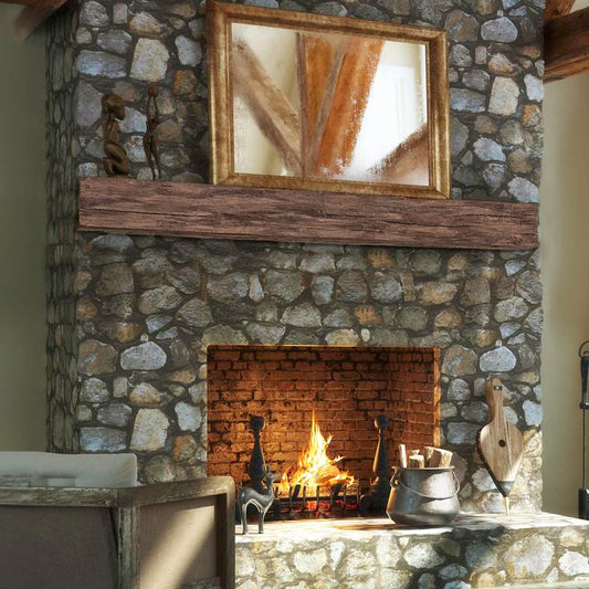 Tobacco Barn Mantel