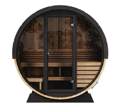 5.5 FT - Scenic View Barrel Sauna 2-4 person (Extra Wide)