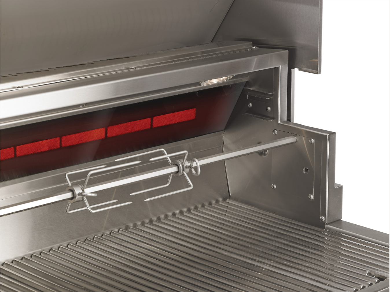 54 EAGLE ONE Super Premium Gas Grill with Black Glass Infrared Rotiss Fireplaces by Cameron