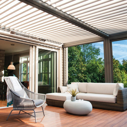 Luxury Classic Motorized Louvered Pergola