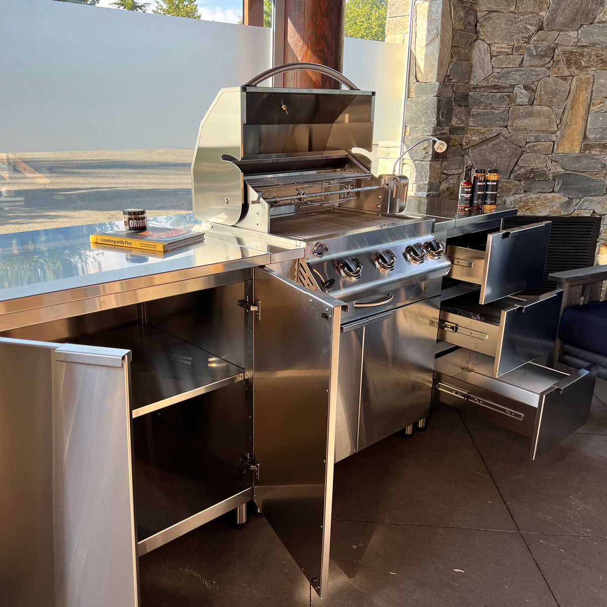 Garden kitchen bbq hotsell