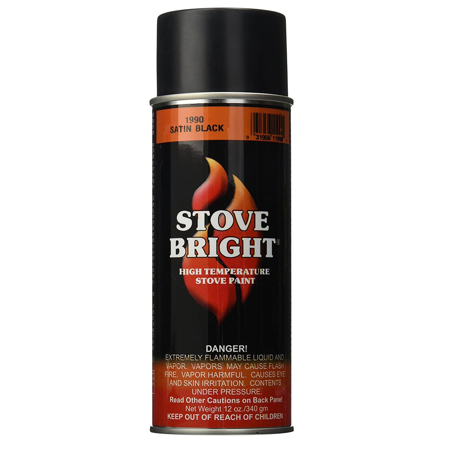 High Heat Stove Paint - Satin Black