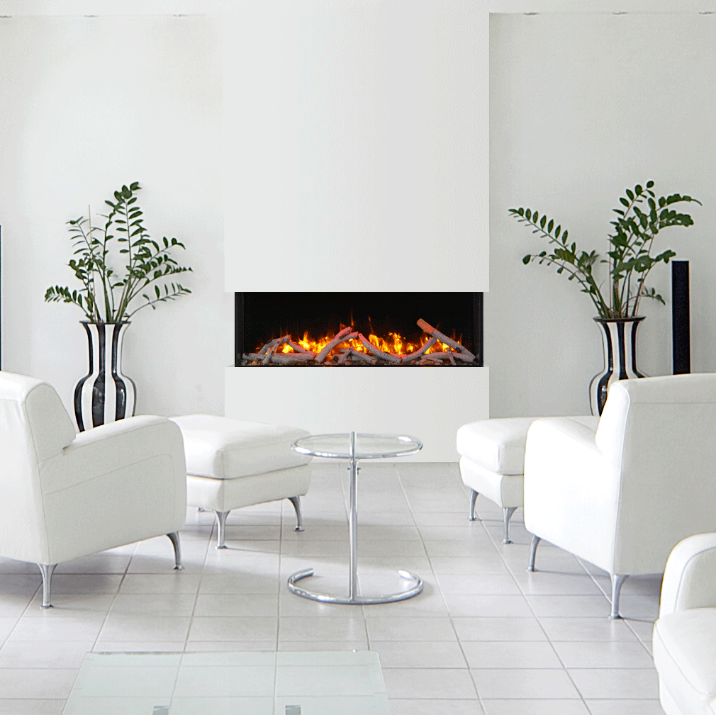 Amantii Tru-View Slim Smart WiFi Linear Electric Fireplace Series