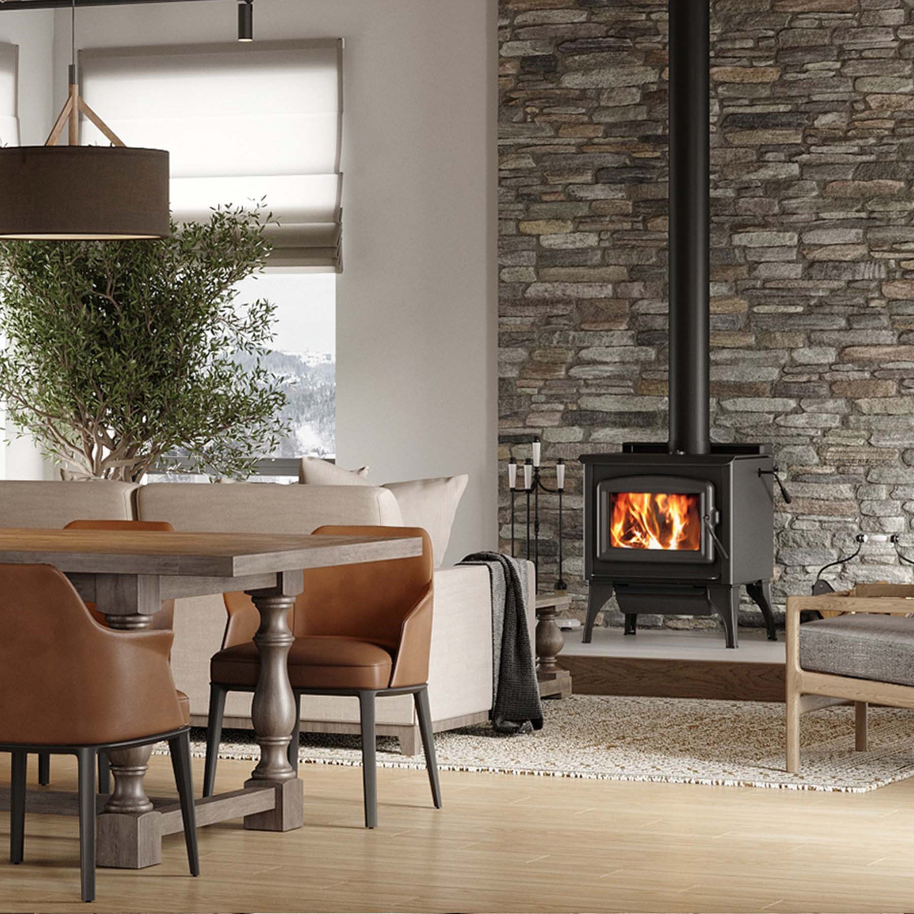 Blaze King Sirocco 20.2 Freestanding Wood Stove – Fireplaces by Cameron