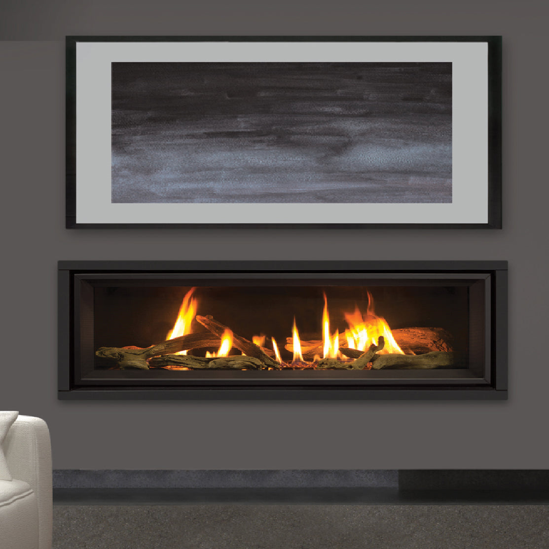 Enviro C Series Linear Gas or Propane Fireplaces