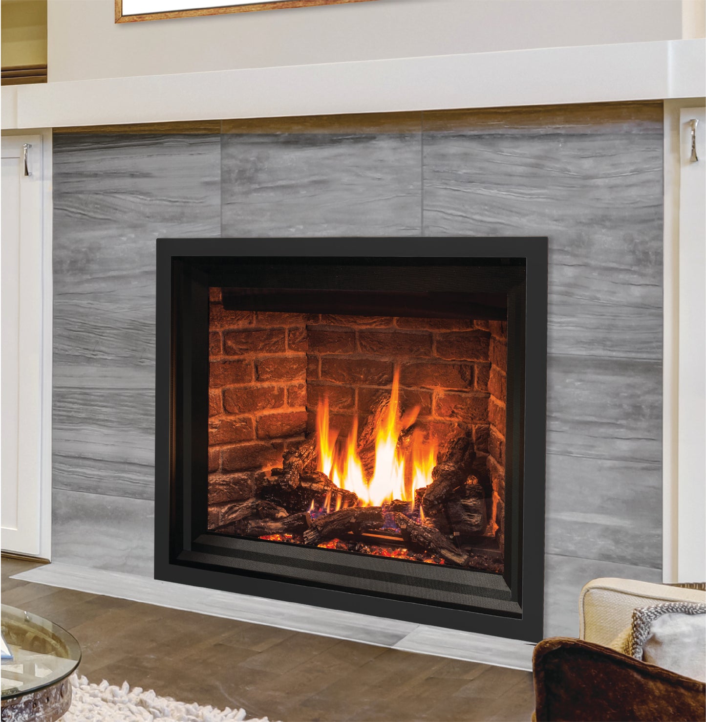 Enviro G Series Glass Burner Traditional Gas or Propane Fireplace