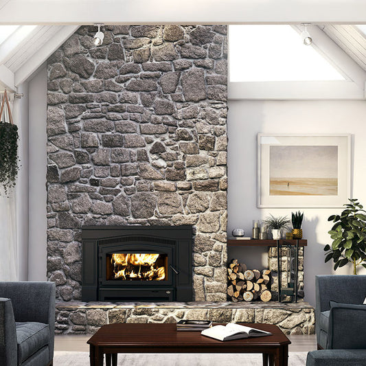 Osburn Matrix 2700 Wood Insert Fireplace with Cast Surround