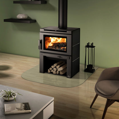 Osburn Matrix Freestanding Wood Stove Fireplace with Blower