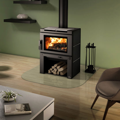 Osburn Matrix Freestanding Wood Stove Fireplace with Blower