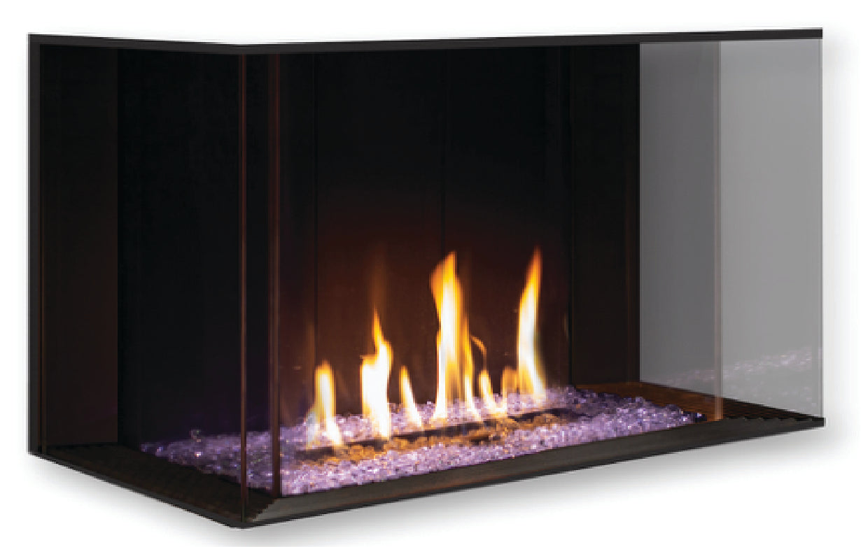 Urbana U Bay Screened Series Linear Gas or Propane Fireplace